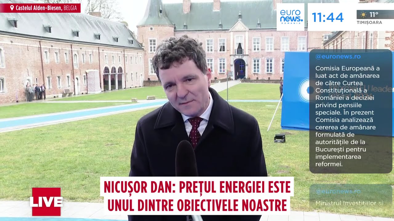 Nicușor Dan, la CE: Prețul energiei este o chestiune foarte importantă pentru România