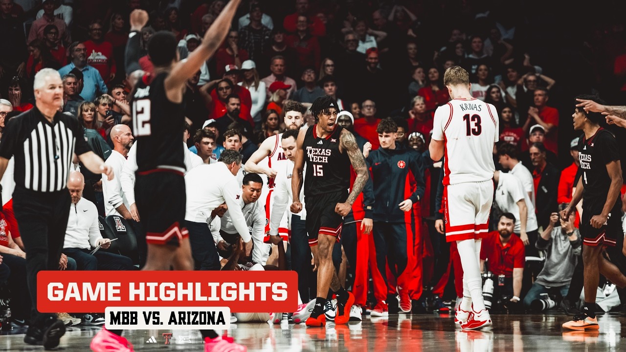 Texas Tech Basketball vs. Arizona: Highlights | February 14th, 2026
