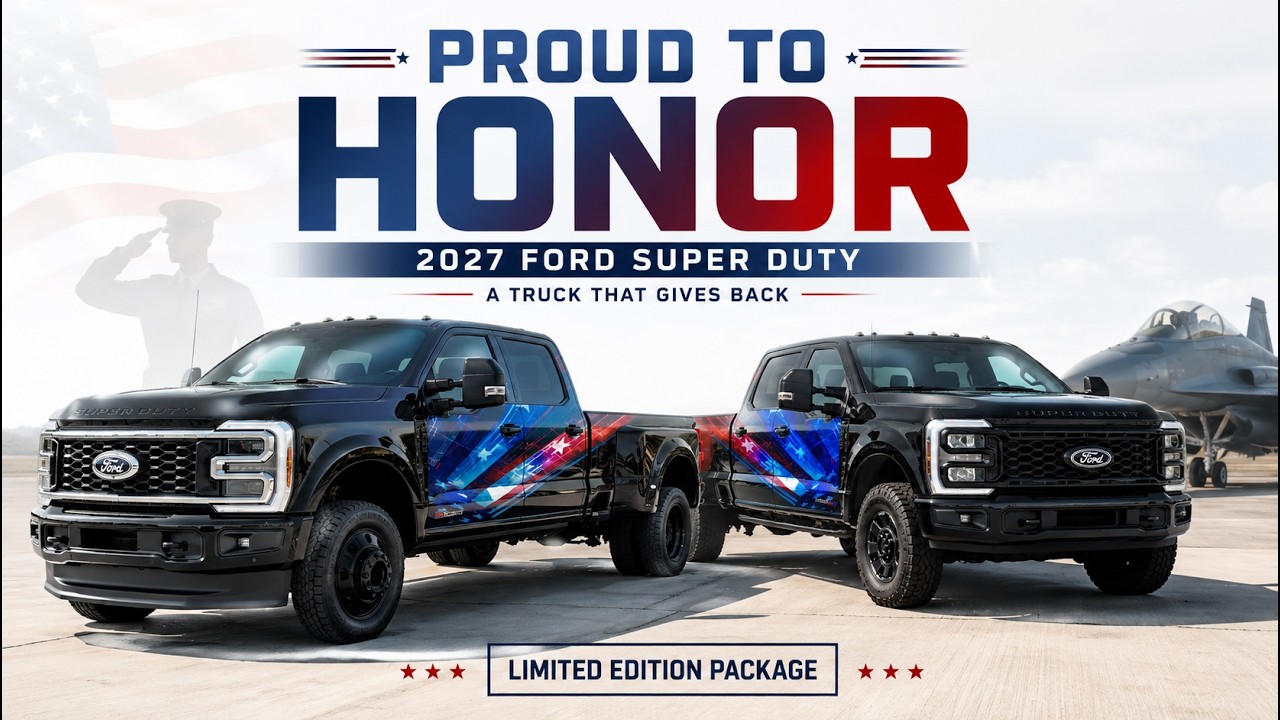 Представлен Ford Super Duty 2027 года в версии Proud to Honor