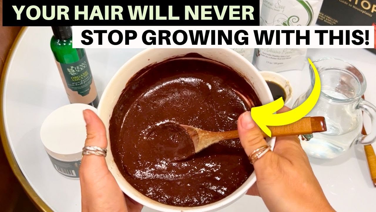 Brahmi Hair Mask for longer, thicker hair! (+ an easy DIY Brahmi hair oil!)