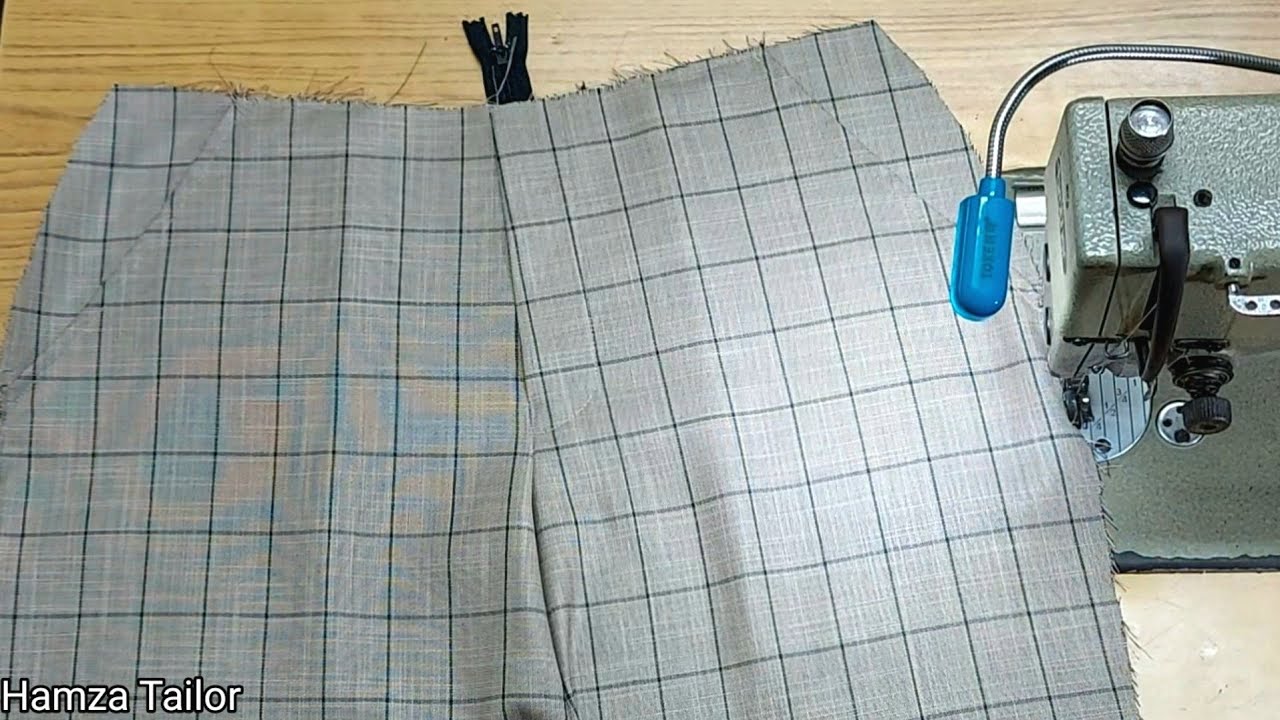 تشطيب بنطلون بكل التفاصيل،خياطة، تفصيل، تصميم بنطلون رجالى