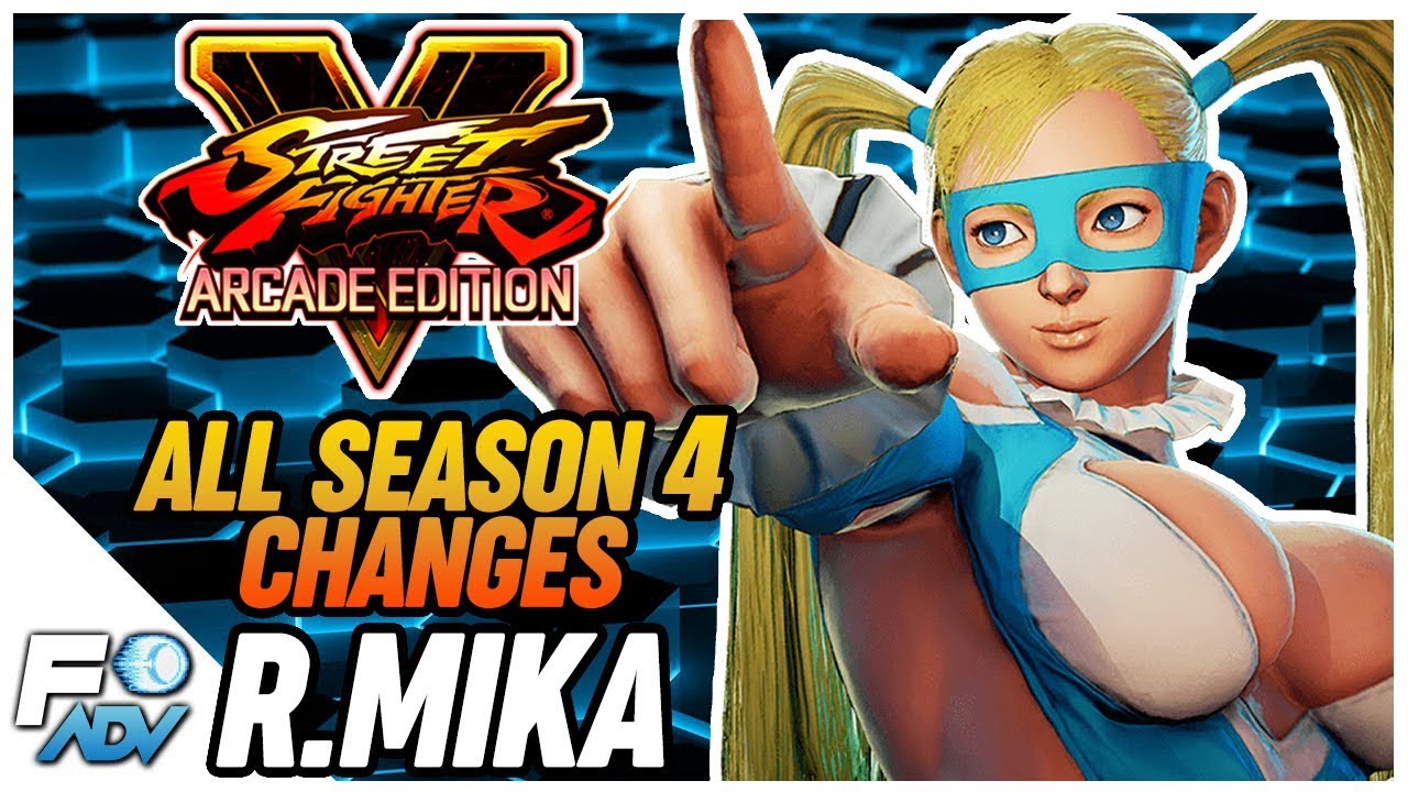 R.Mika SFV Season 4 Changes - Street Fighter 5 Arcade Edition