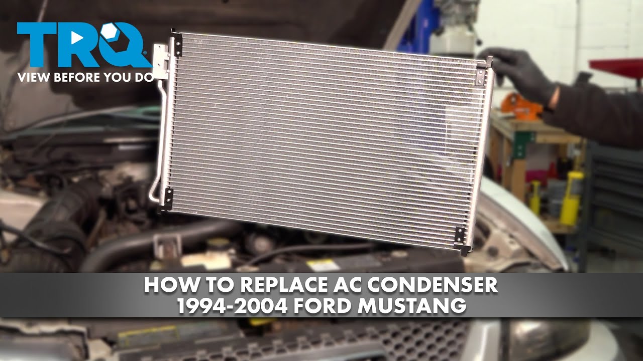 How to Replace AC Condenser 1994-2004 Ford Mustang