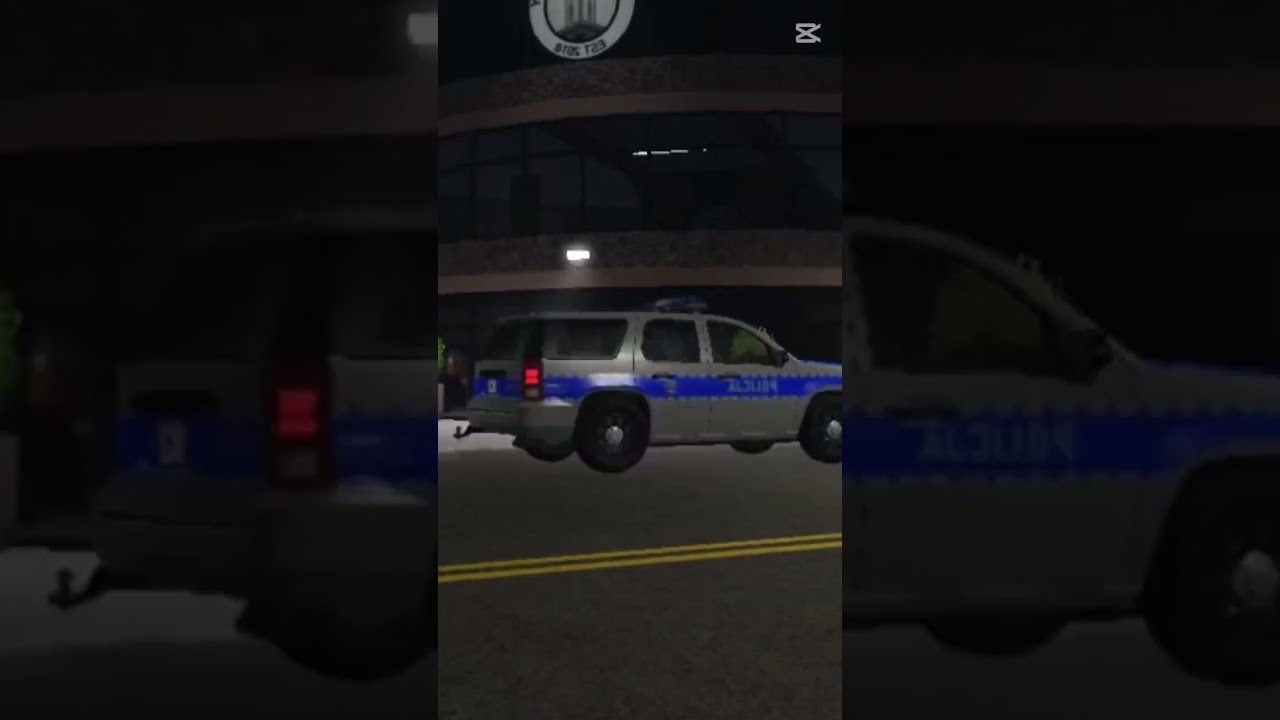 Edit -Policja W Trasie RP | Discord gg/wtrasie  #roblox #shorts #roleplay #erlc