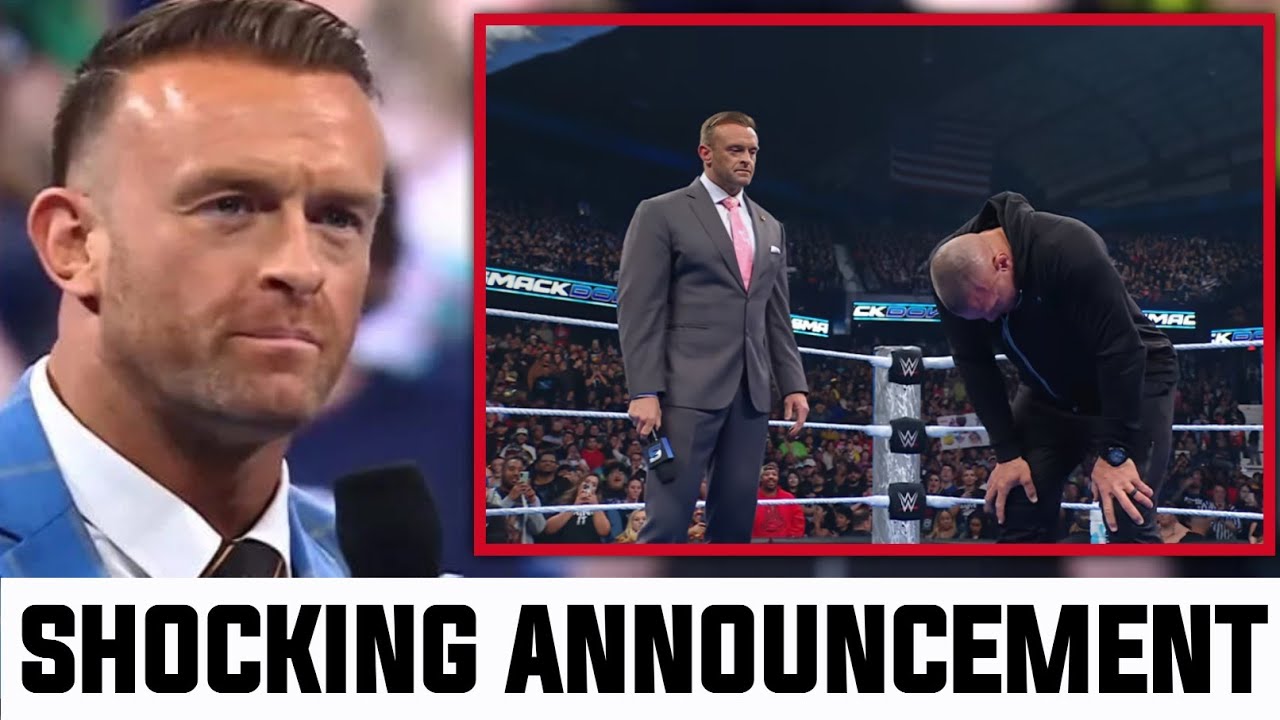 SMACKDOWN END IN CHAOS AFTER A LAST MINUTE ANNOUNCEMENT CHANGES EVERYTHING.