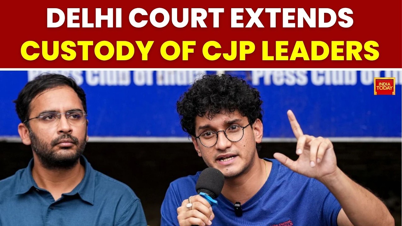CJP Leaders&rsquo; Custody Extended: Saurav Das, Ashutosh Ranka To Stay In Tihar | India Today