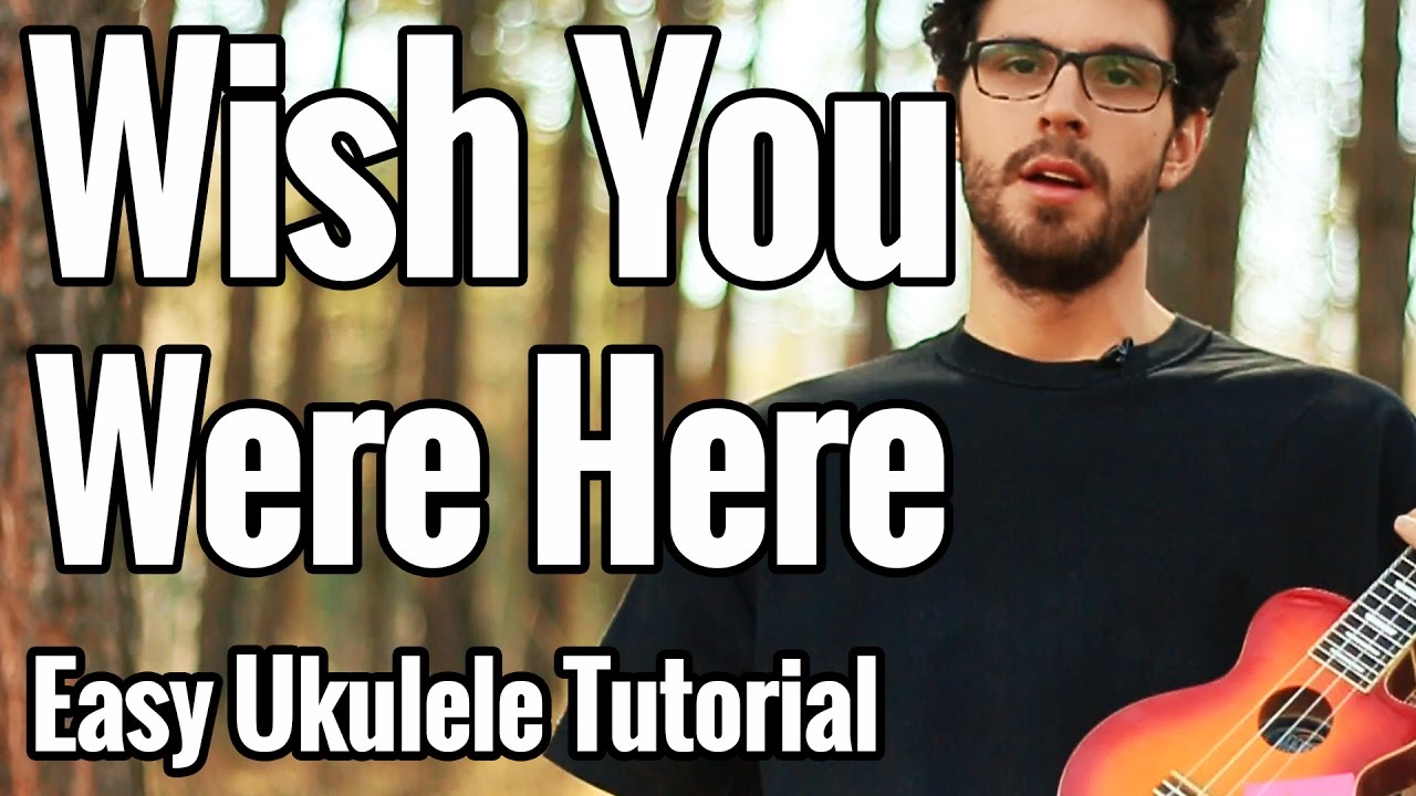 Pink Floyd - Wish You Were Here Ukulele Tutorial For Two Ukuleles