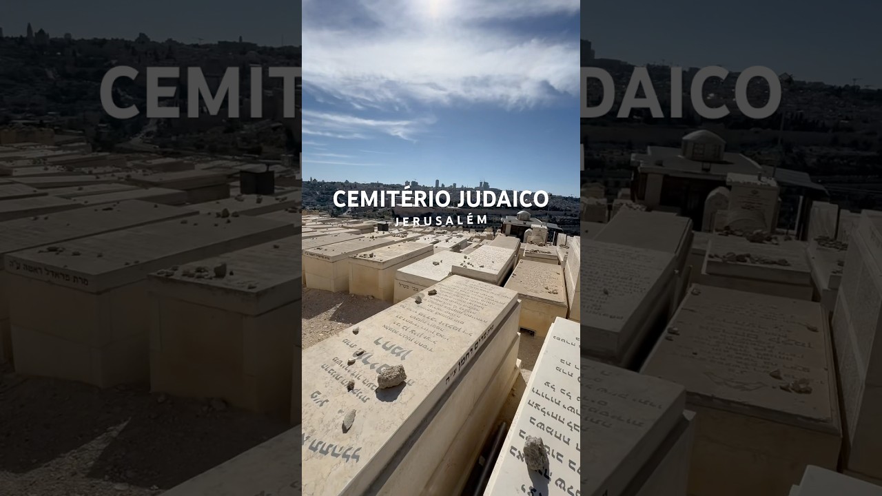 Cemit&eacute;rio Judaico - Jerusal&eacute;m 🇮🇱 #travel #israel #judaismo #jerusalem #jewish