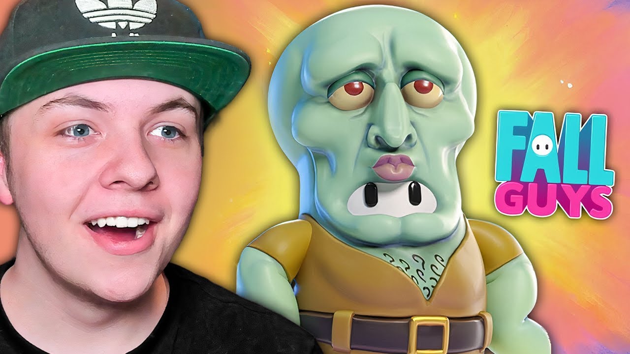 Handsome Squidward In Fall Guys...