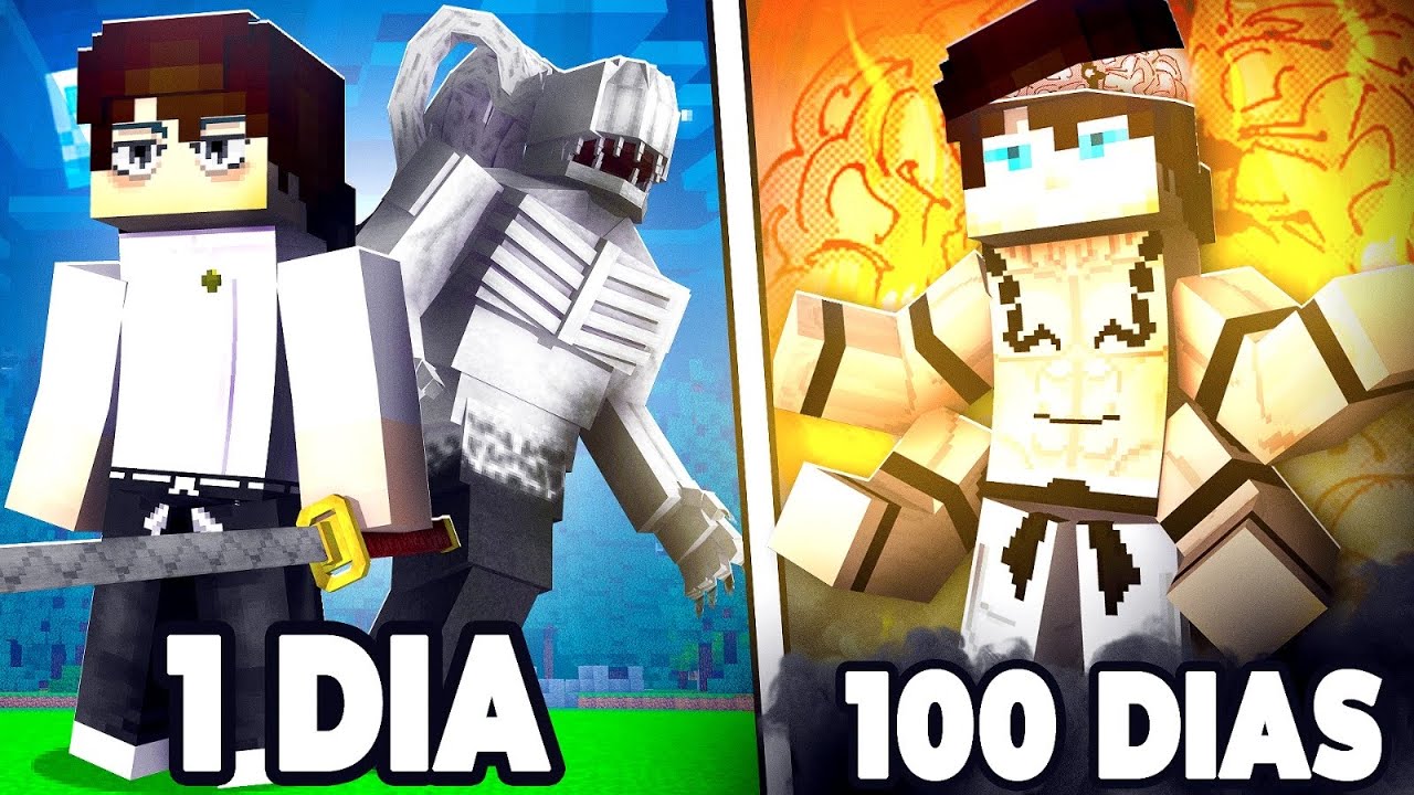 PASSEI 100 DIAS no MUNDO DE KAISEN CRAFT no MINECRAFT !! ‹ Ine ›