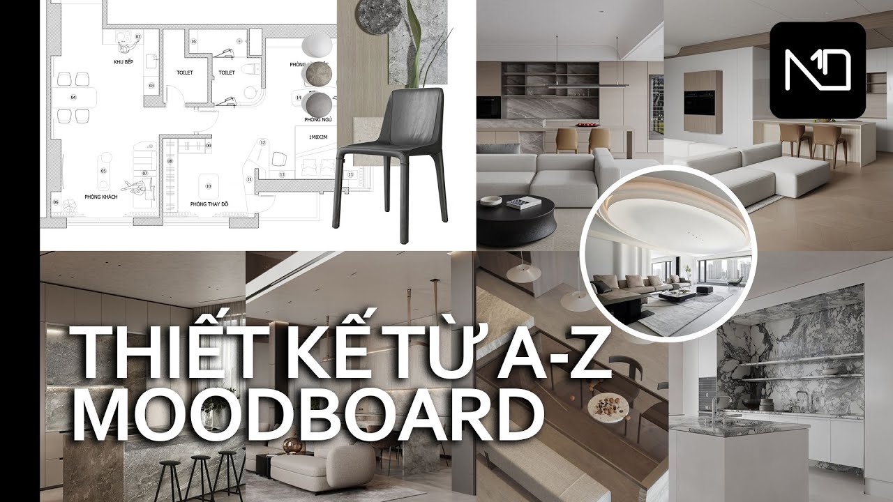 THIẾT KẾ NỘI THẤT TỪ A-Z | MOODBOARD SUNSHINE RIVERSIDE