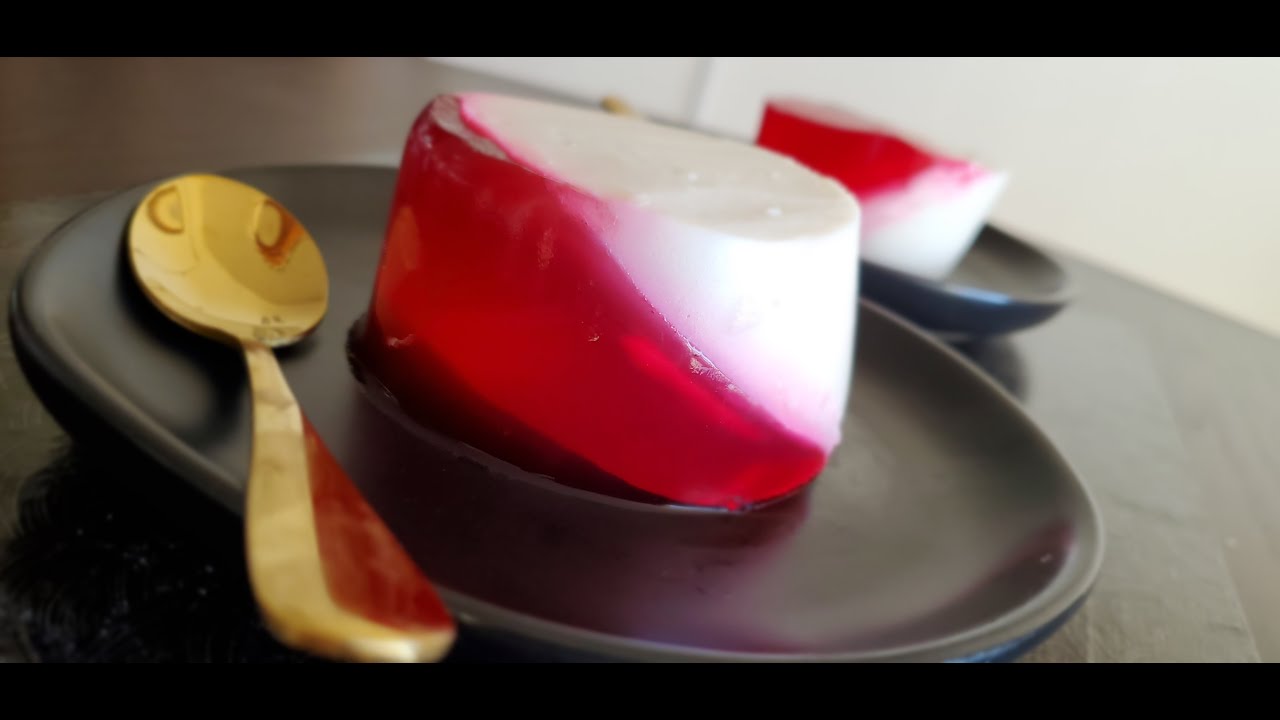 PANNA COTTA with ROSE SYRUP JELLY | ITALIAN DESSERT | VANILLA PANNA COTTA | SHORTS | SHORTS VIDEO |