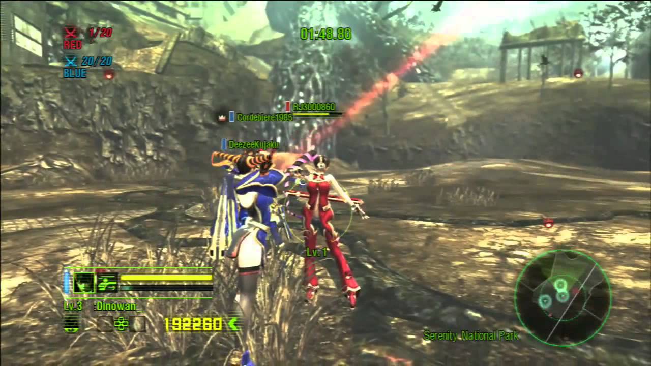 Anarchy Reigns - Rin Rin in Team Deathmatch - Killing RJ and Thunderguru's team [HD]