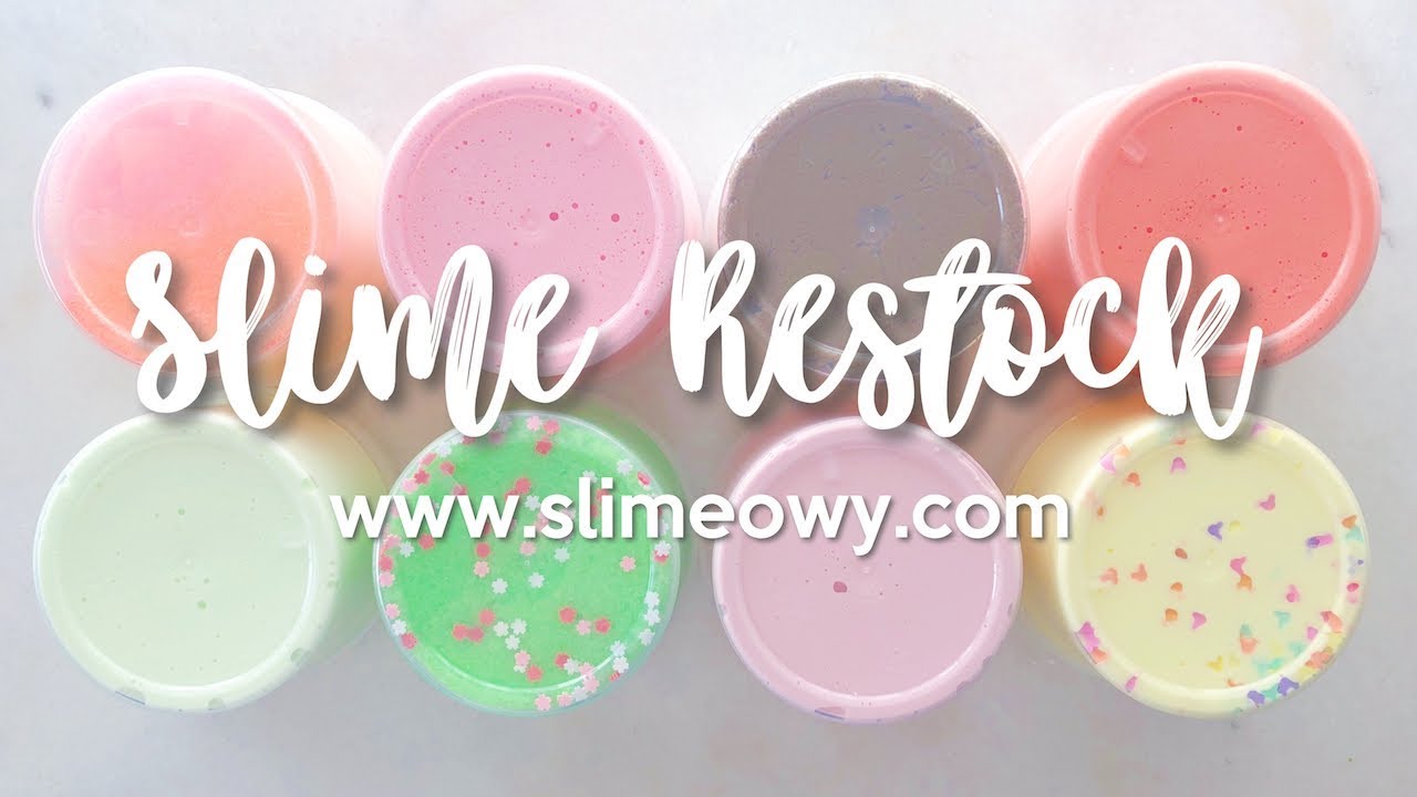 HUGE SLIME RESTOCK: NEW SLIMES & 100K SUBSCRIBERS SALE! Feb 16th