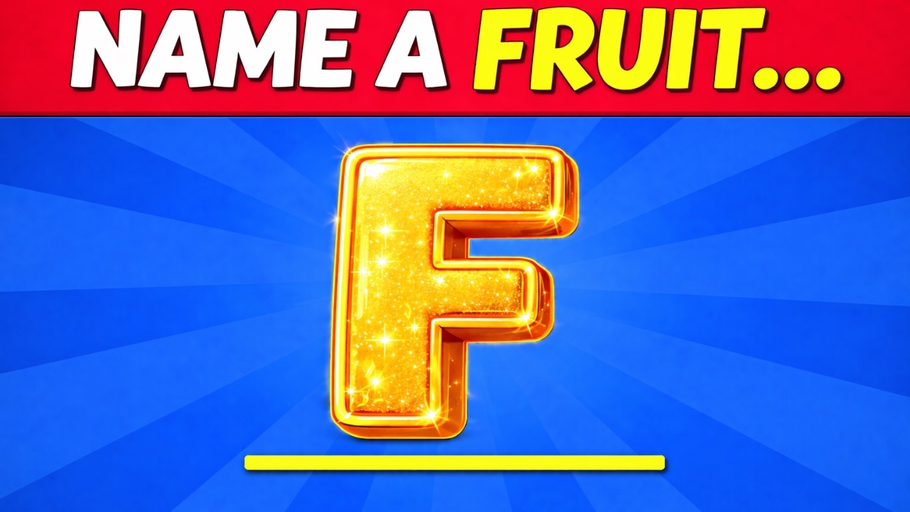 Word Association Game (Fruits Edition)  Think Fast or Lose! 🍓⚡