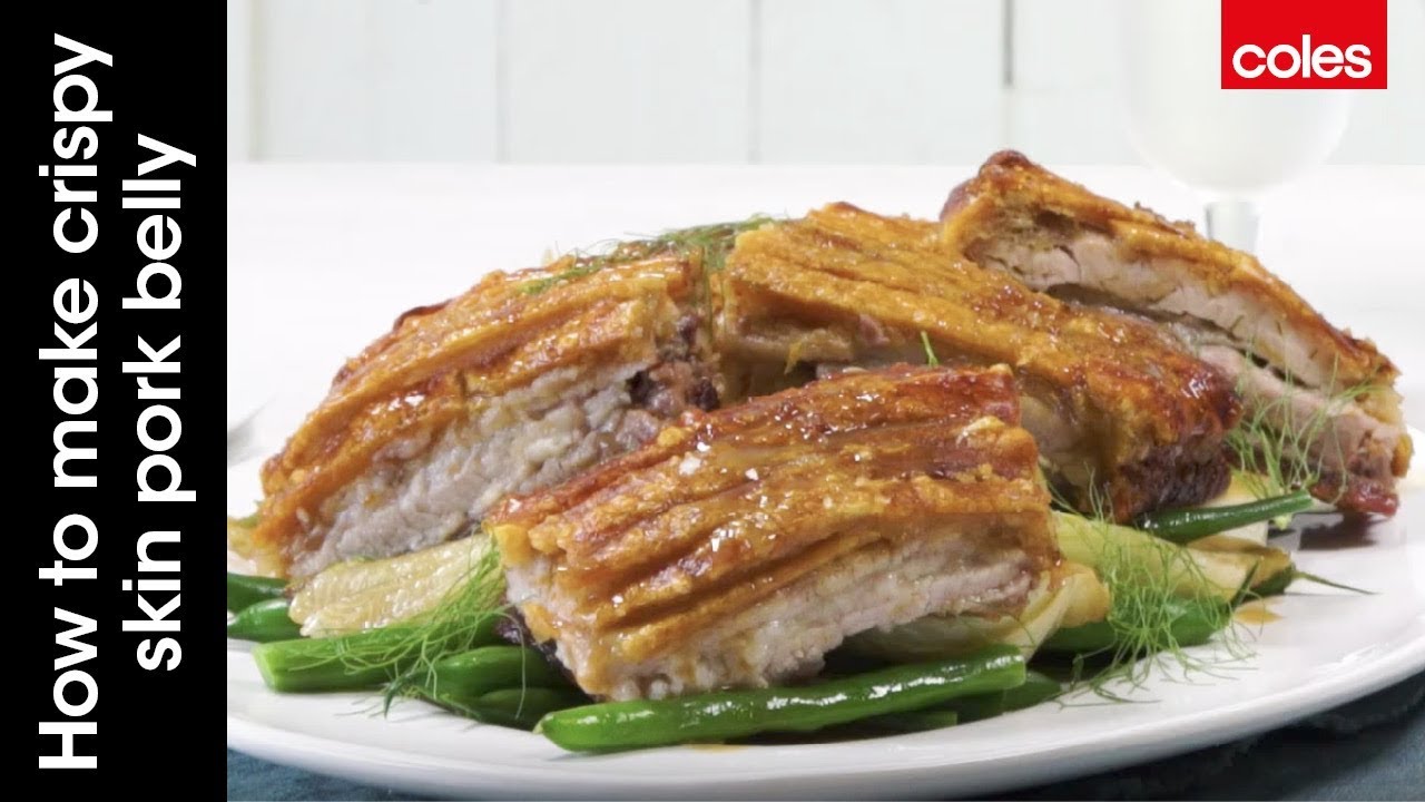 How to make crispy skin pork belly