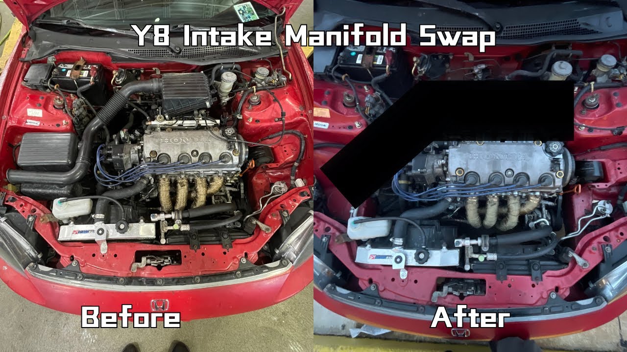 Del Sol gets a Y8 manifold swap!
