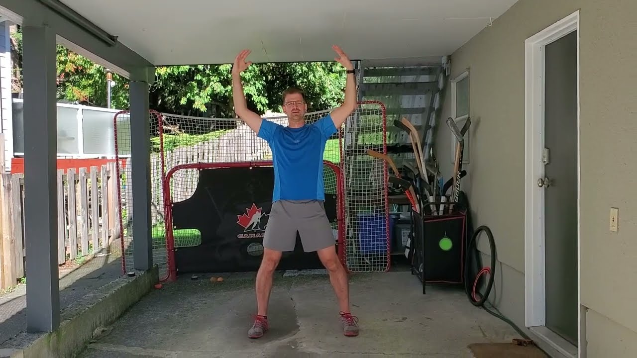 Post Run Stretches- 6 of 7 General Back - Torso - Shoulder Blades - Ribs - Beachball