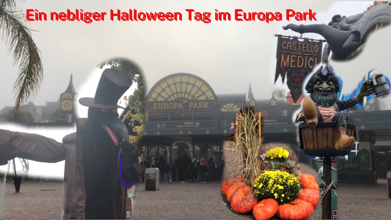 Ein nebliger Halloween Tag im Europa Park 🎃 (Vlog)