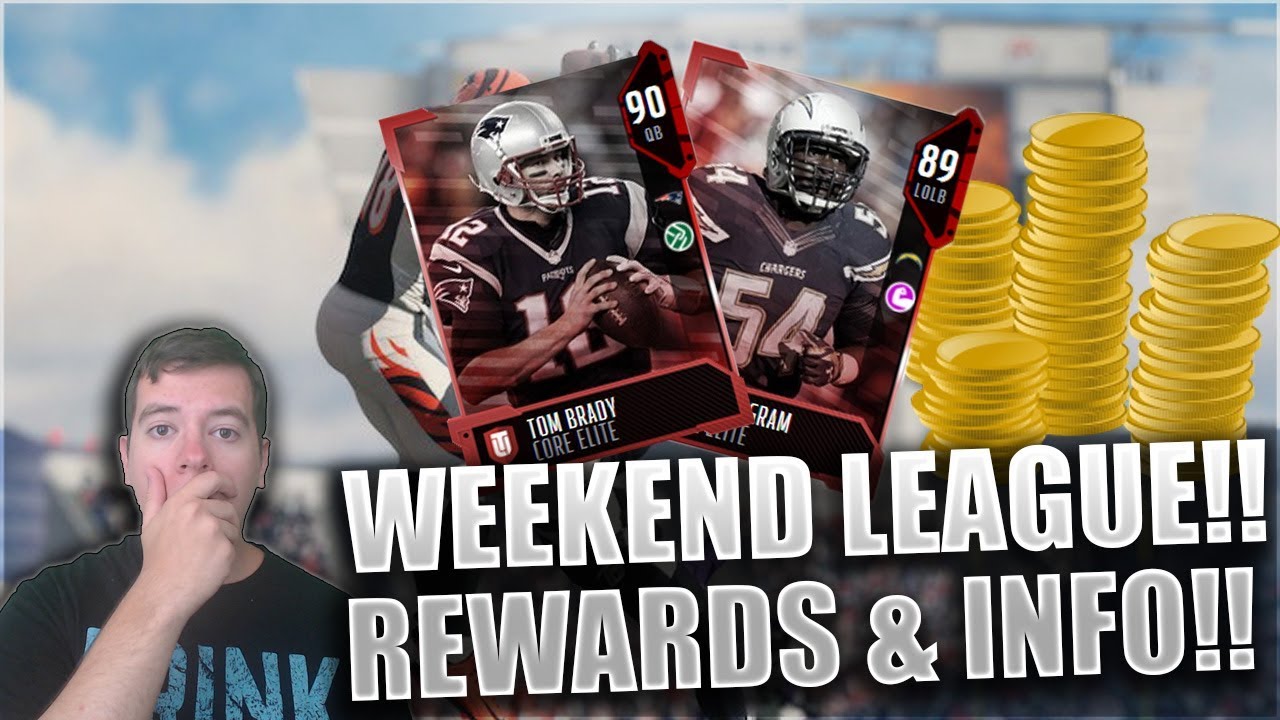 Mut Champions! Weekend League Info For Madden 18! Make 25ok Coins And Free Elites