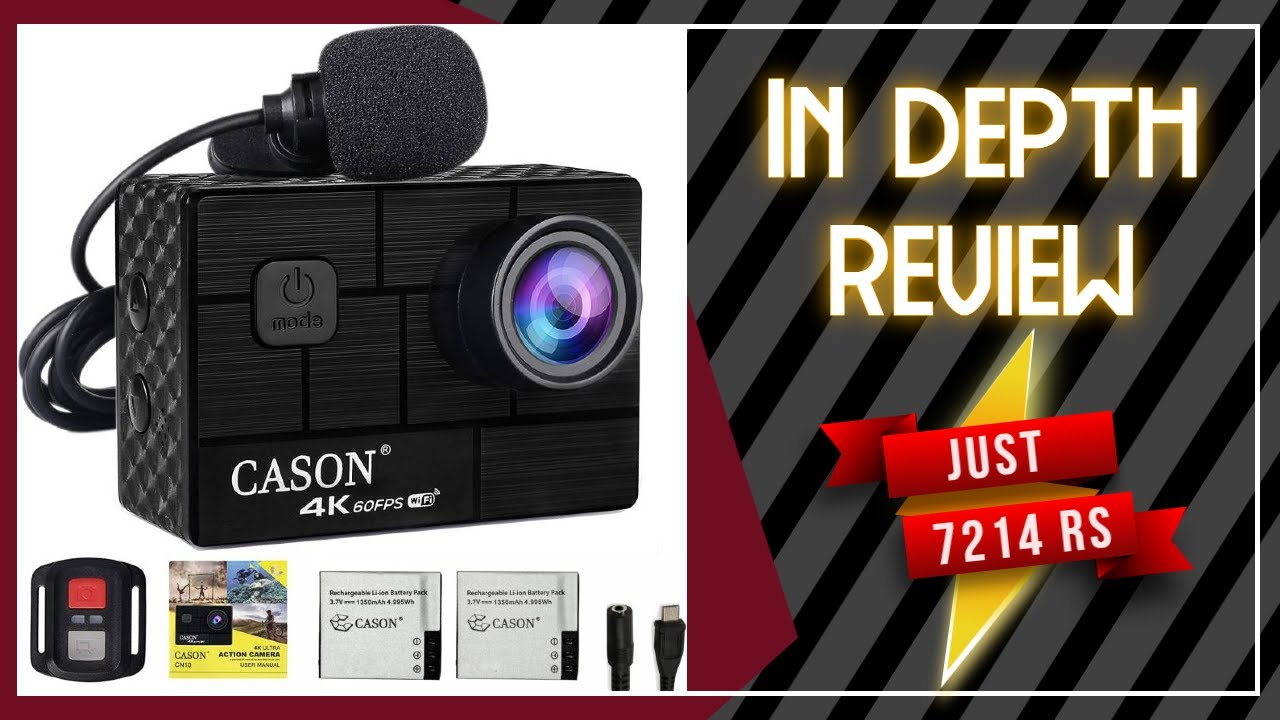 Cason CN10 action camera || in depth review part 1|| CASON CN10 4K 60fps