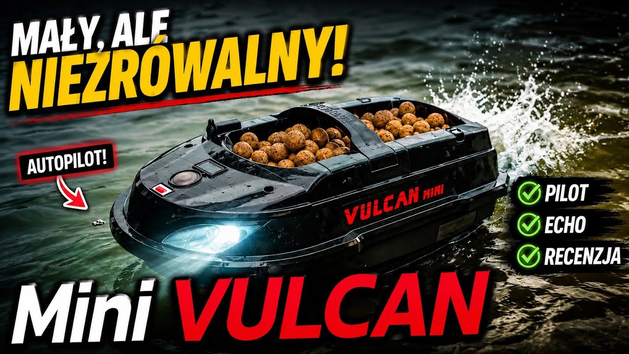 MINI VULCAN - BOATMAN - recenzja , obsługa pilota i echosondy