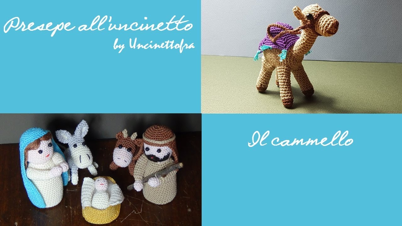 Presepe all'uncinetto: il cammello (parte 1)