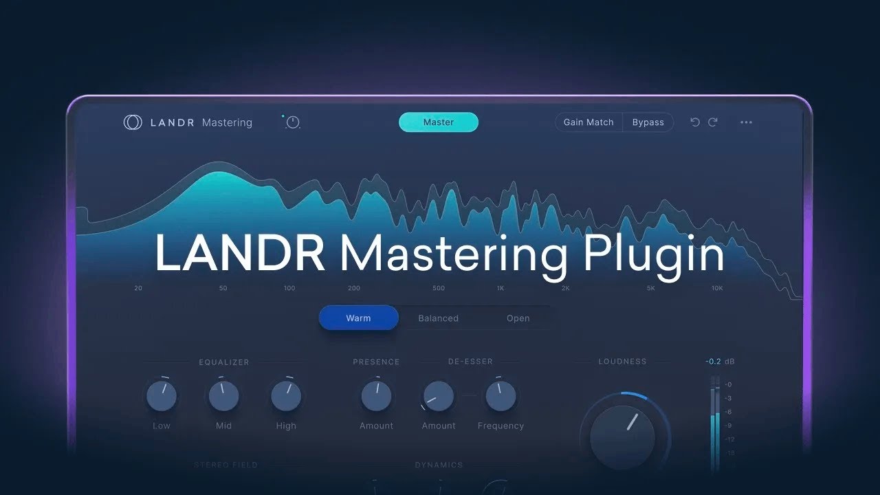 Начало работы с плагином LANDR Mastering