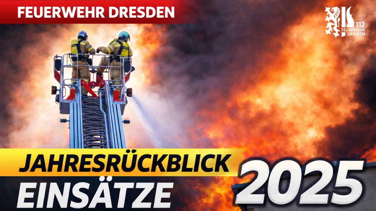 Jahresrückblick 2025 - Feuerwehr Dresden