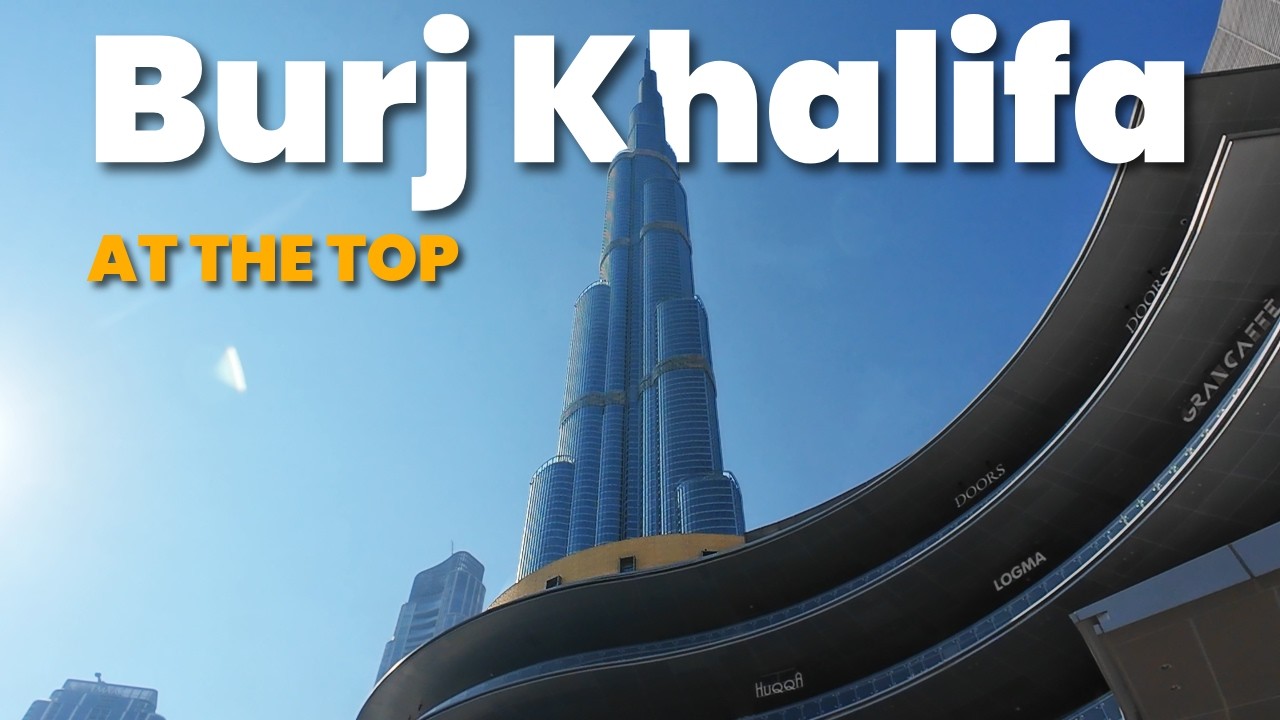 Dubai Mall & Burj Khalifa Tour | At The Top (124th Floor) Sunset View & Fountain Show