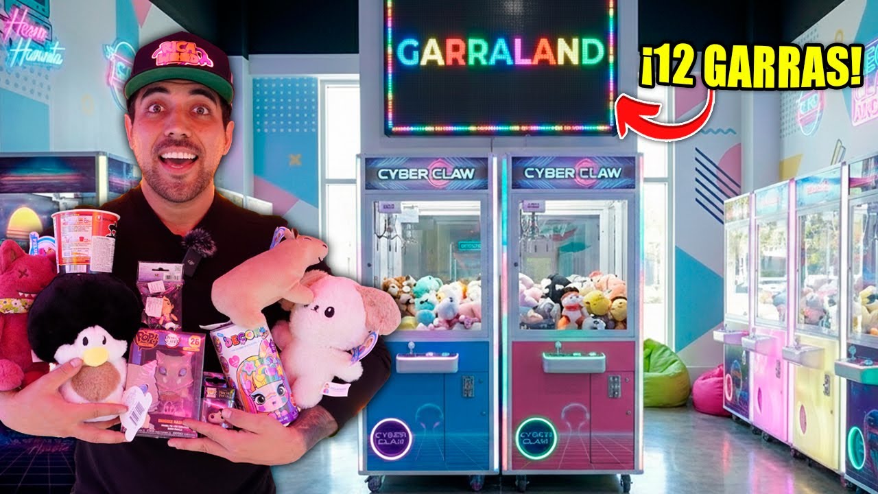 ¡ESTE LUGAR ESTÁ LLENO DE MÁQUINAS DE PELUCHES!