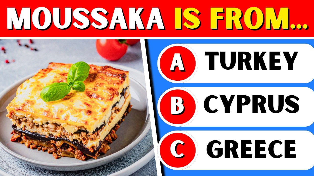 Guess the Country by Its Food 🌍🍕 | 50 Famous Foods Quiz Challenge
