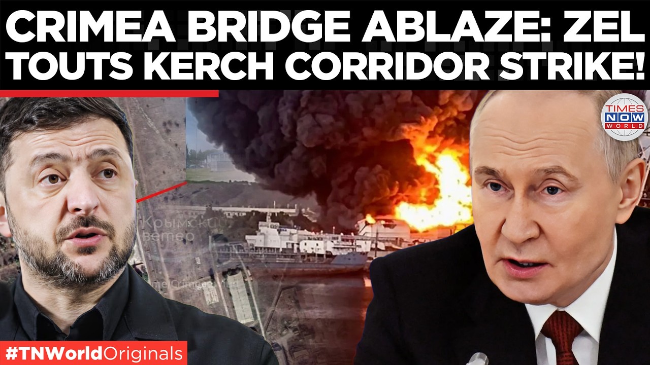 CRIMEA ATTACK: Ukraine Hits Both Ends of Kerch Corridor in Massive Blitz