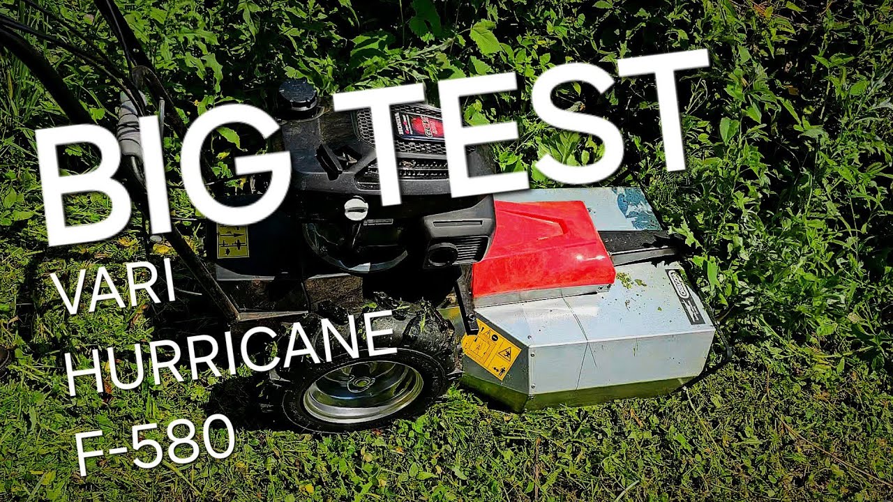 TEST: VARI HURRICANE F-580 mulcher gator blade  #lawnmower #asmr #asmrsounds