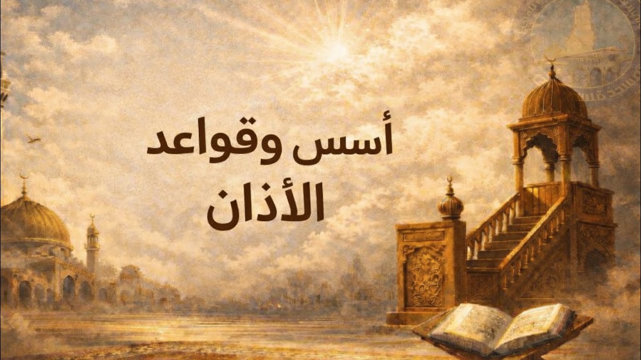 أُسس وقواعد الأذان | فضيلة الشيخ زكريا طرابلسي | 16 كانون الثاني 2026م | 27 رجب 1447هـ