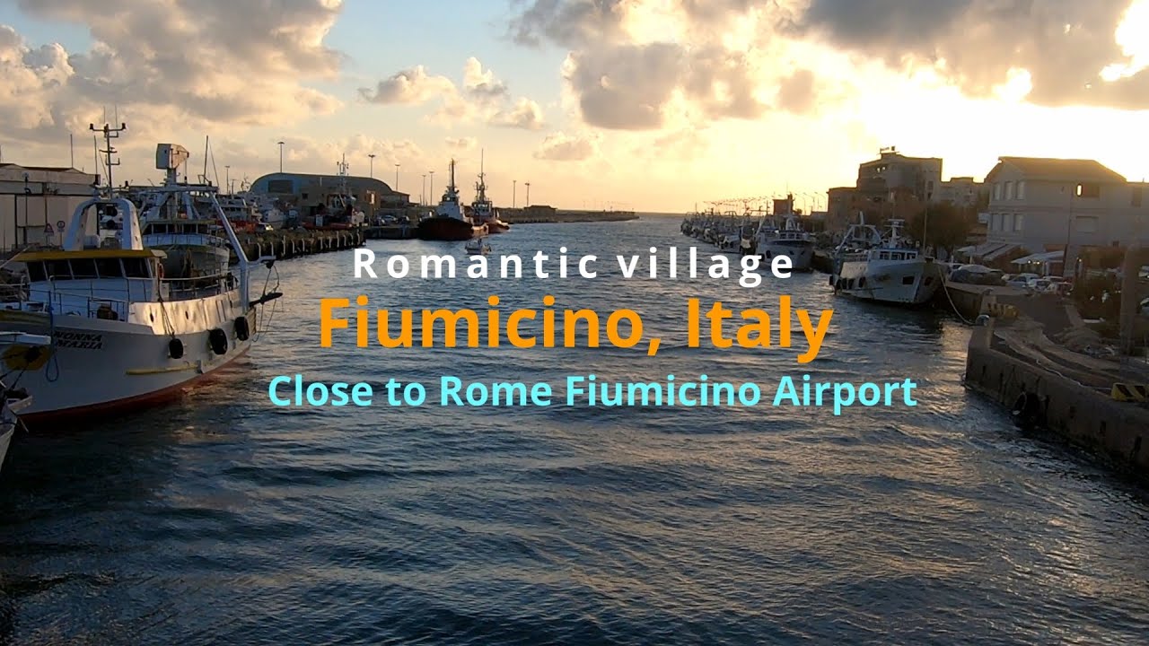 The romantic village of Fiumicino, Italy
