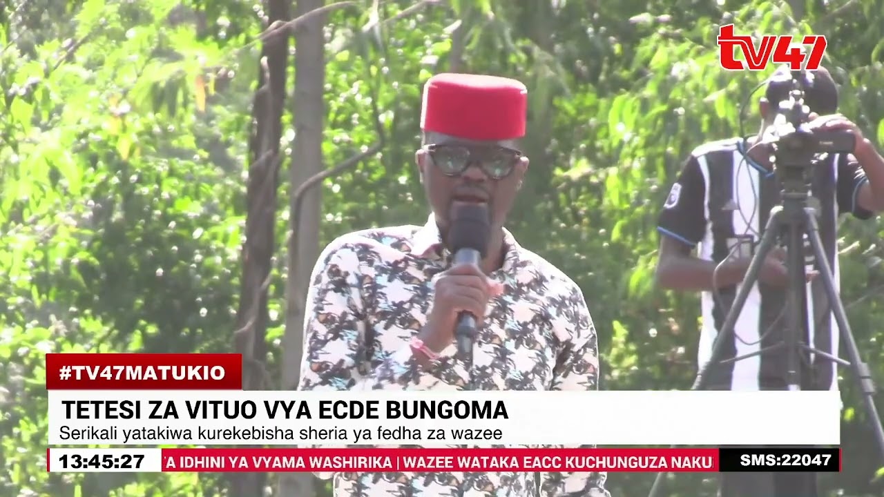 Mbunge wa Kimilili, Didmus Barasa, asikitikia miundombinu hafifu ya ECDE Bungoma