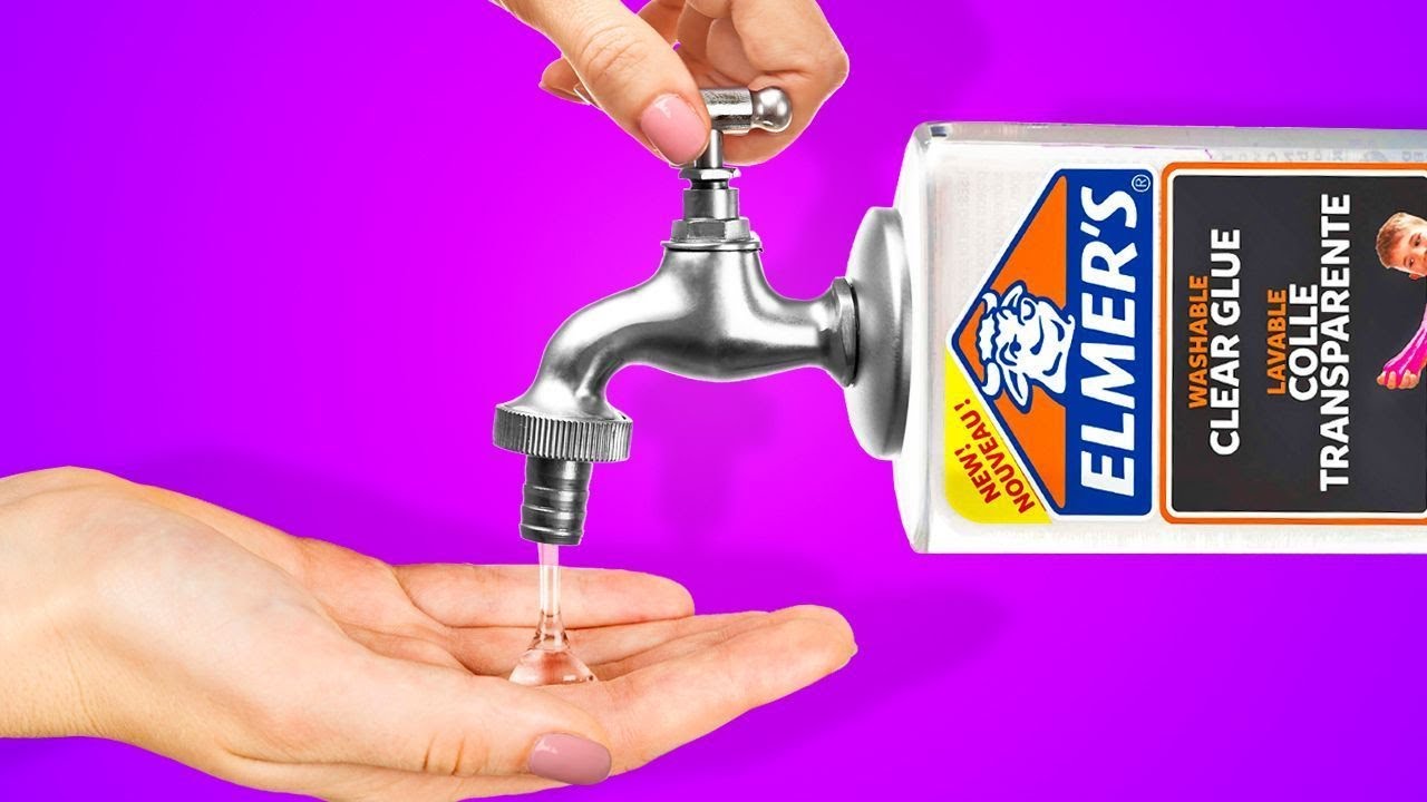 여러분이 꼭 시도해 봐야하는 21가지 글루건과 슬라임 팁