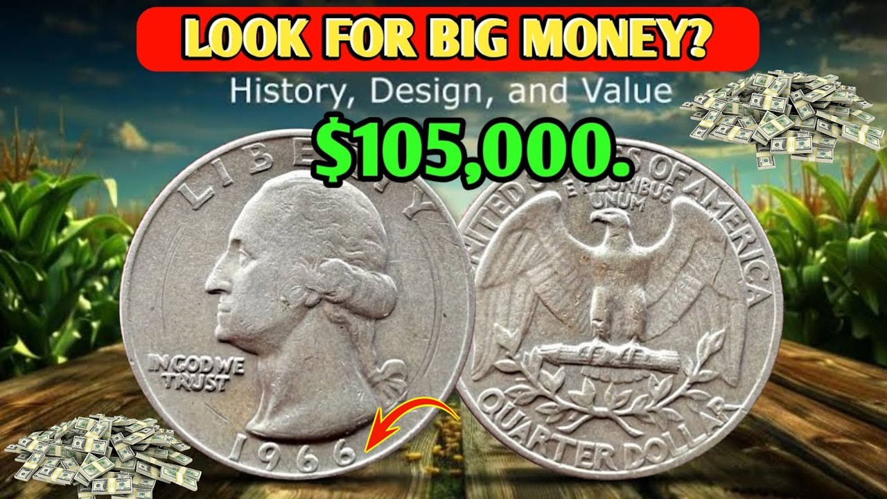 The Most Rare 1966 Error Washington Quarter Coin Value | How Much is a 1966 Quarter Dollar Worth?