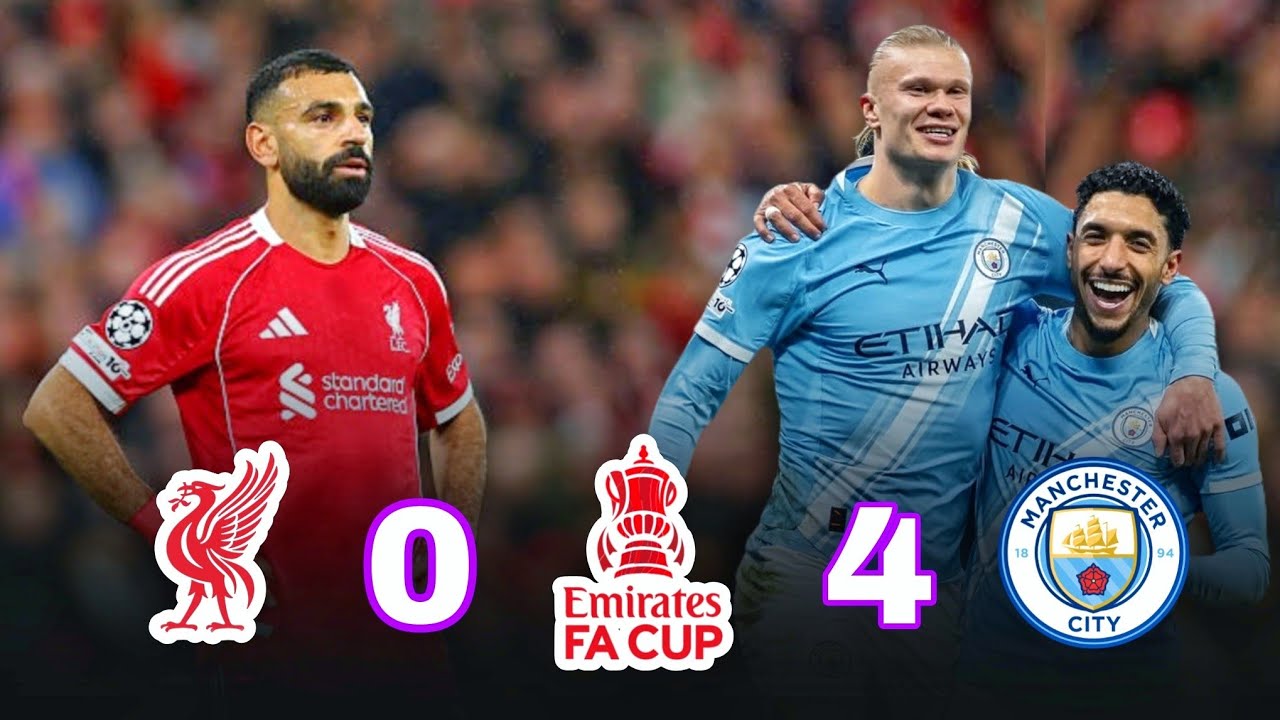 مانشستر سيتي تطرد ليفربول من الكاس بفضيحه 🥵 ملخص مباراة ليفربول ومانشستر سيتي 0-4- كاس الإتحاد 