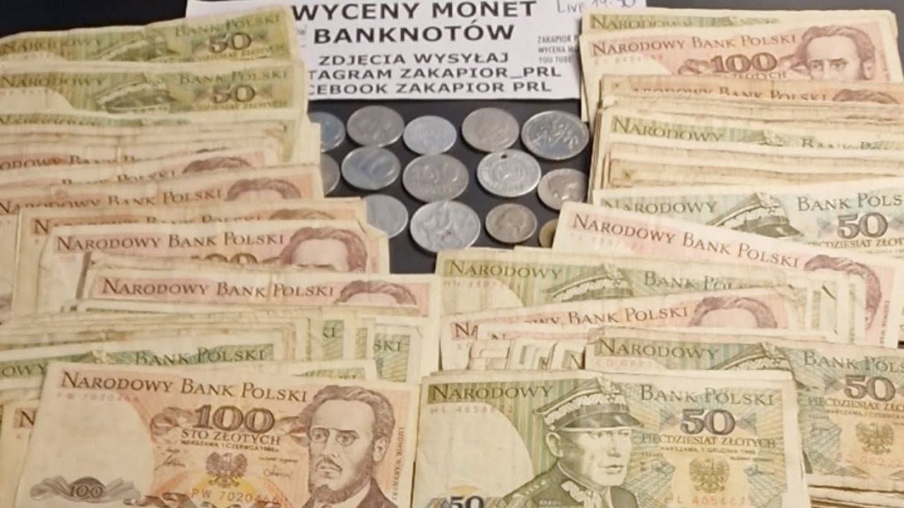 Wyceny Banknotów około 200 sztuk nowych.