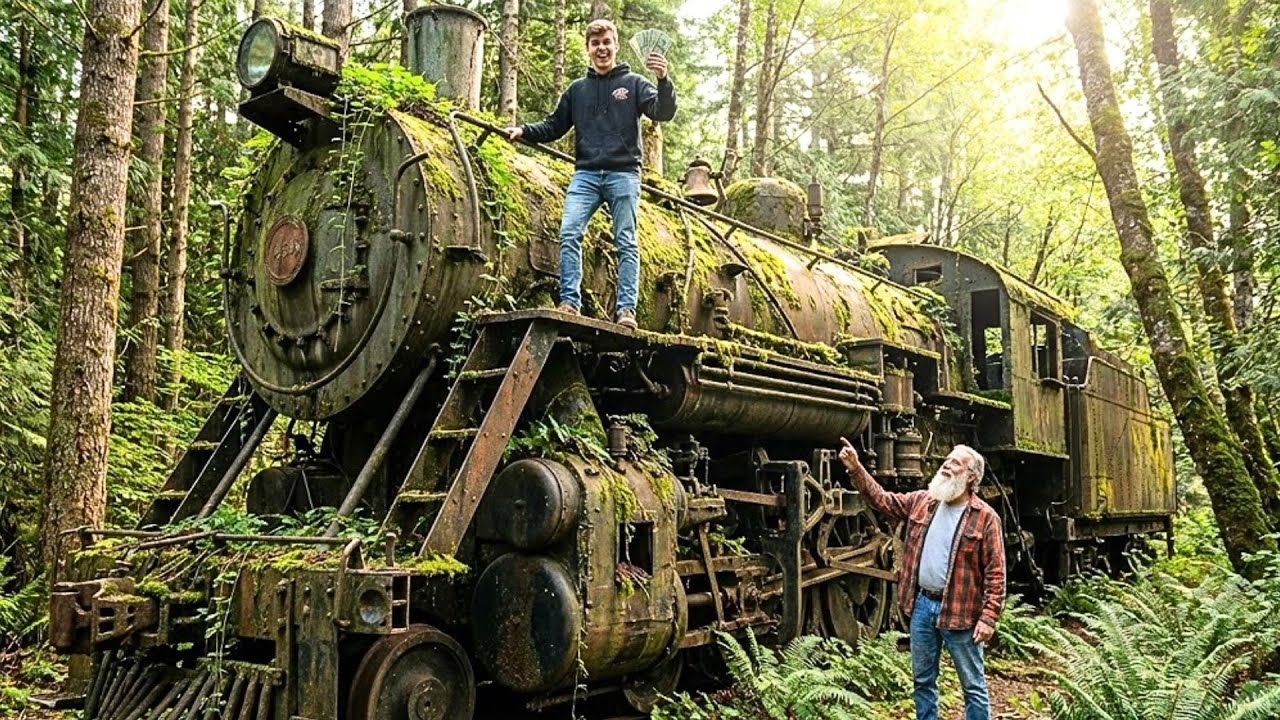 I Bought an Abandoned Train for ONLY $500! Grandpa Sold Me His Locomotive...