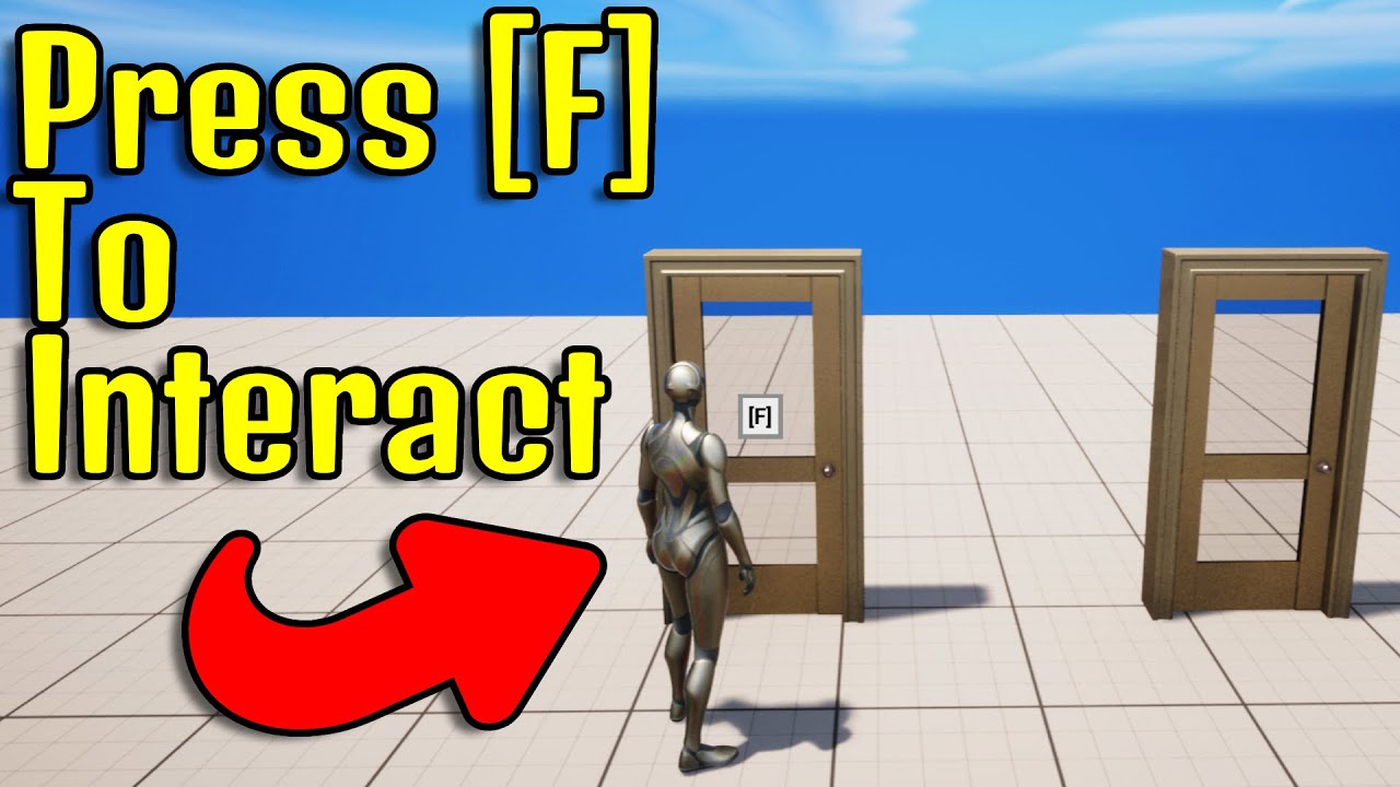 Как создать интерактивные двери | Учебник по Unreal Engine 5