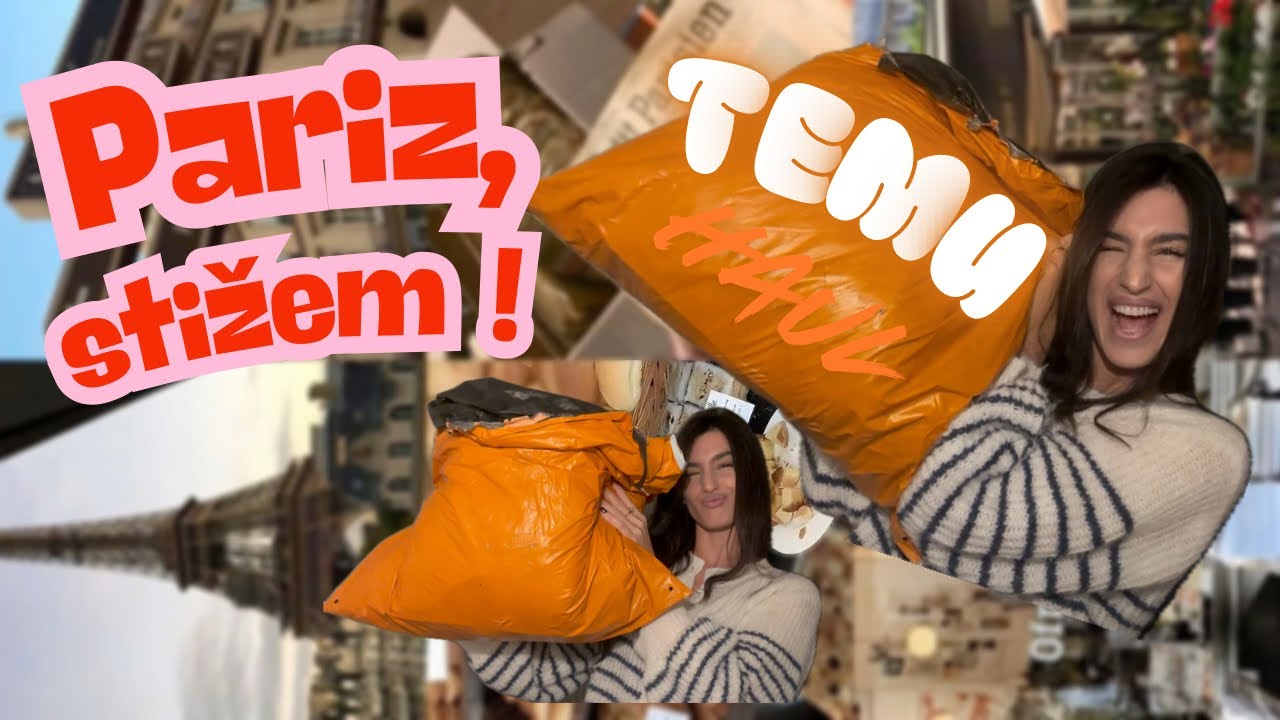 TEMU HAUL | Isprobavam outfite koje sam naručila za Pariz 