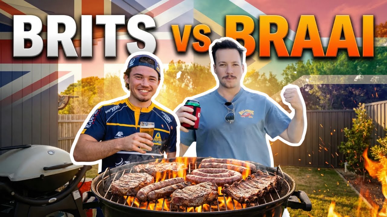 BRITS TAKE OVER A BRAAI