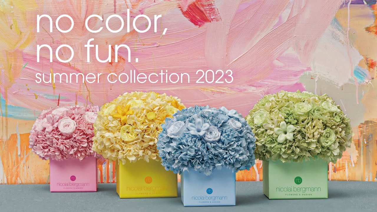 No Color, No Fun - A New Colorful Summer Collection from Nicolai Bergmann!