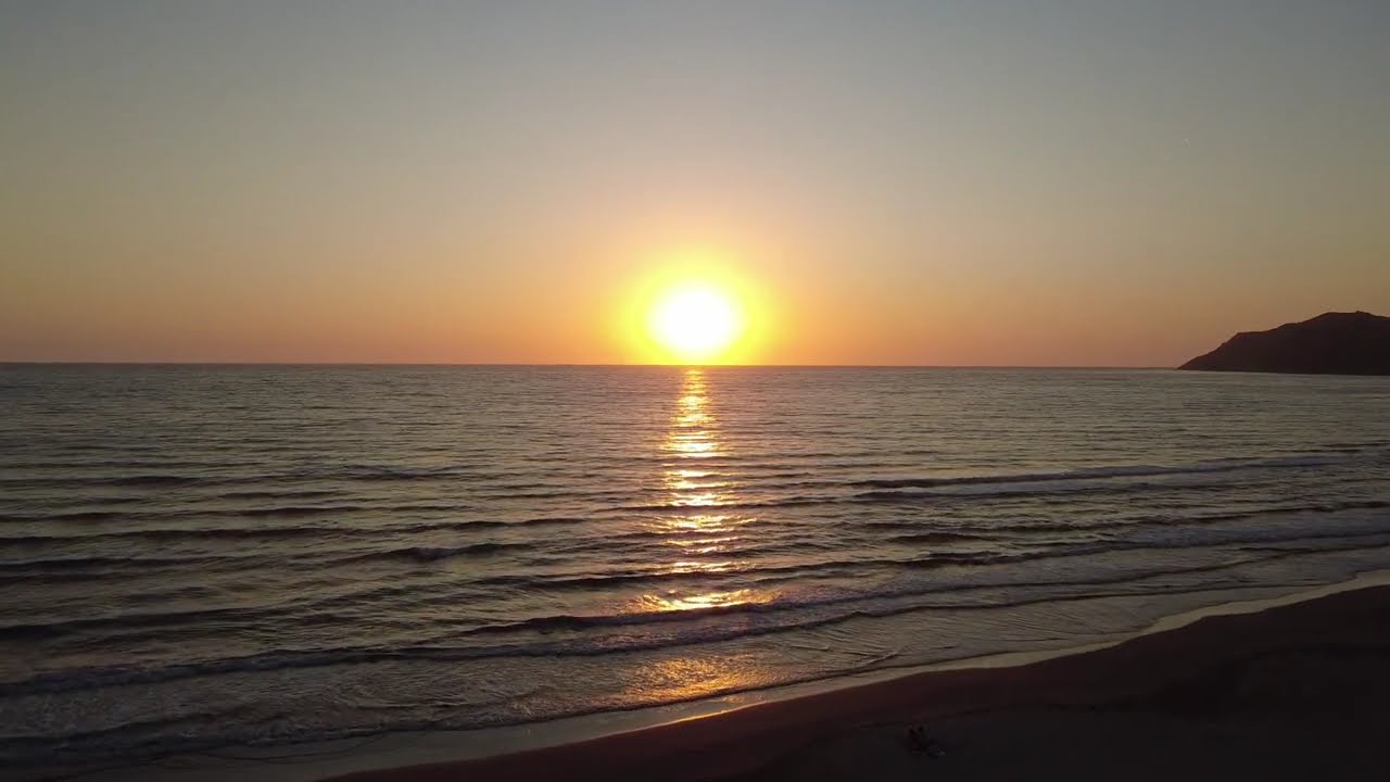 Magical Sunset Drone Flight | Gjiri i Lalëzit Beach Albania