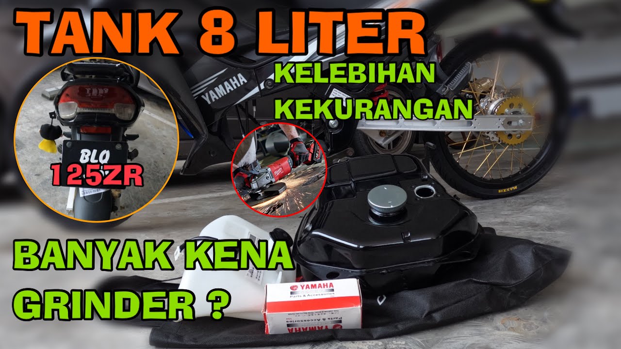 TANK 8 LITER 125ZR ATASI MASALAH MINYAK ABES