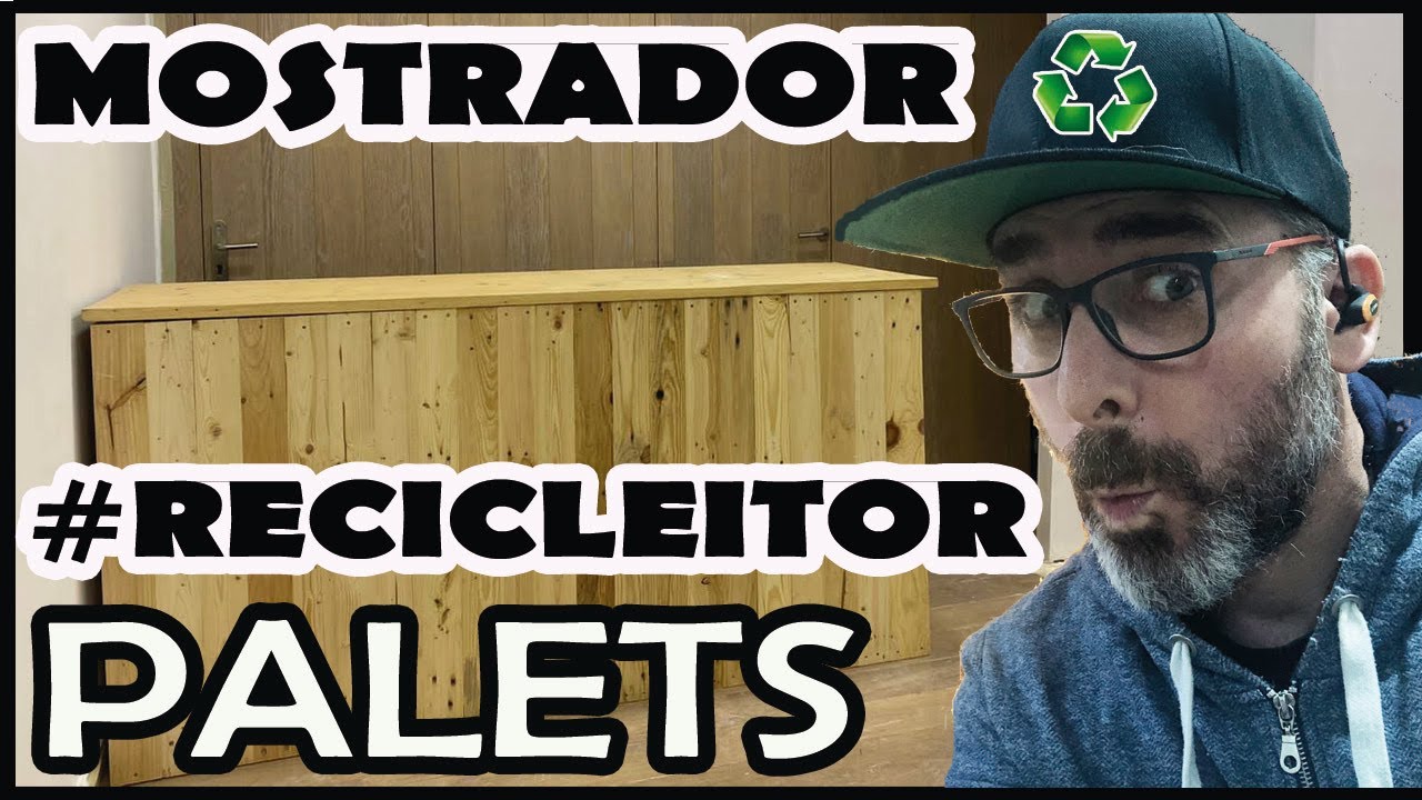 ♻️  PALETS RECICLADOS para un super MOSTRADOR. DIY con medidas y trucos de carpintero