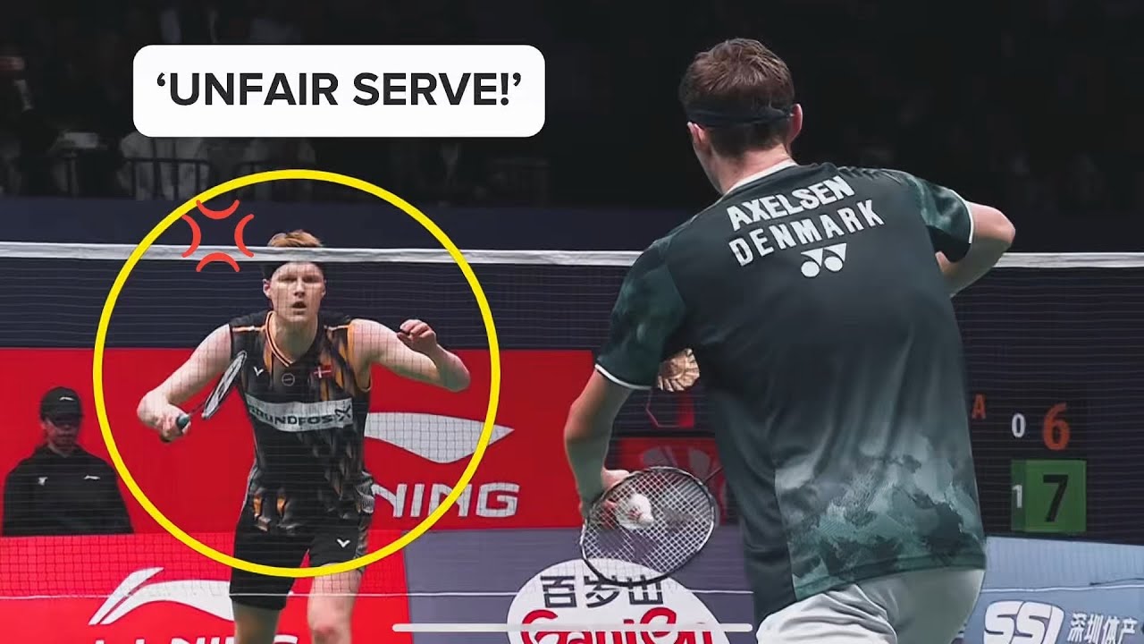 The Most ANNOYING Badminton Serve – Is This Fair?